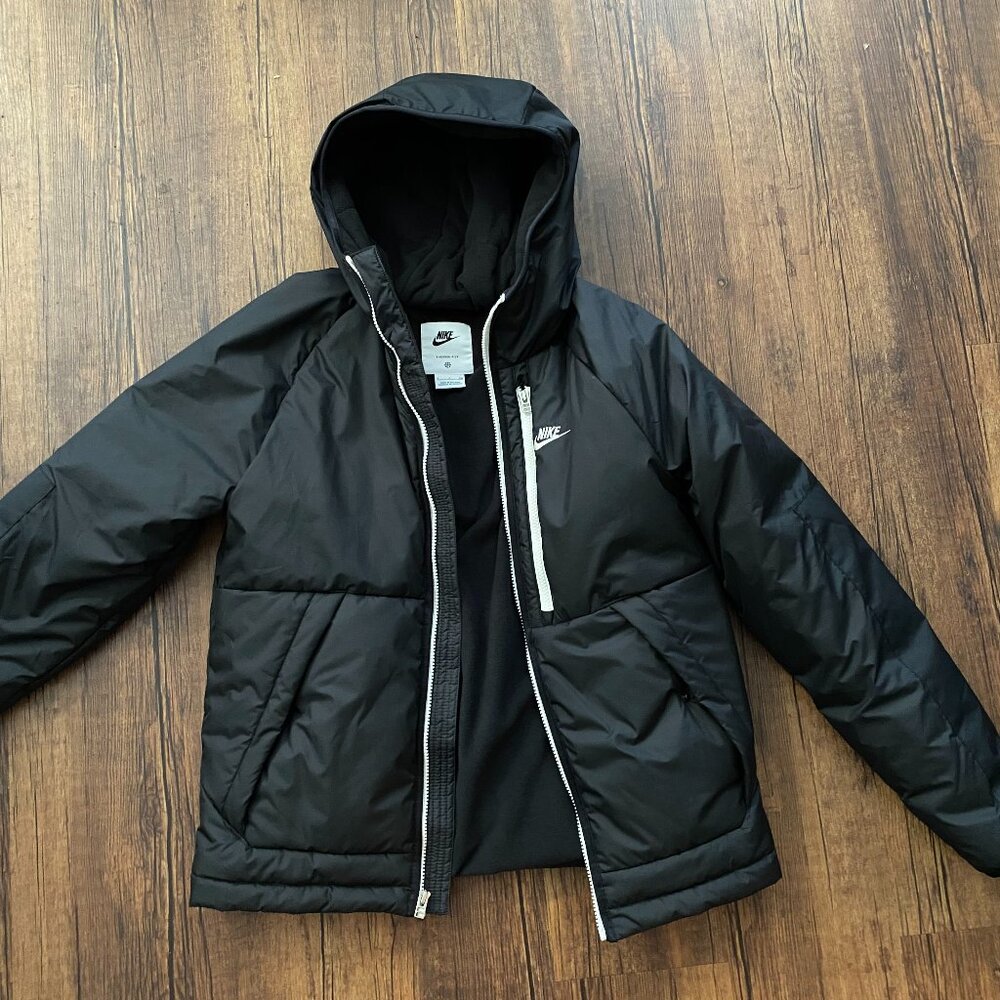 Nike Sportswear Therma-FIT Legacy Hooded Black Jacket Men's Size Small